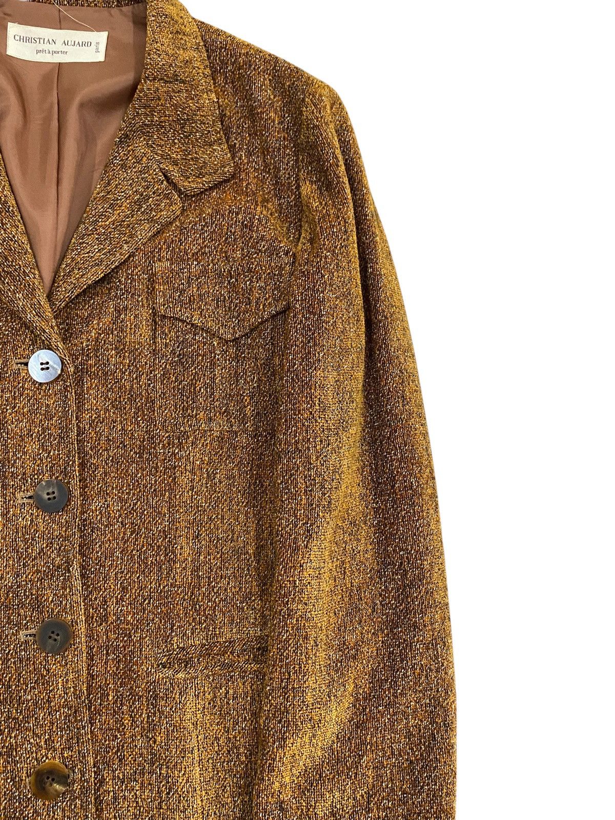 Vintage Christian Aujard Button Jacket Size M / US 6-8 / IT 42-44 - 5 Thumbnail