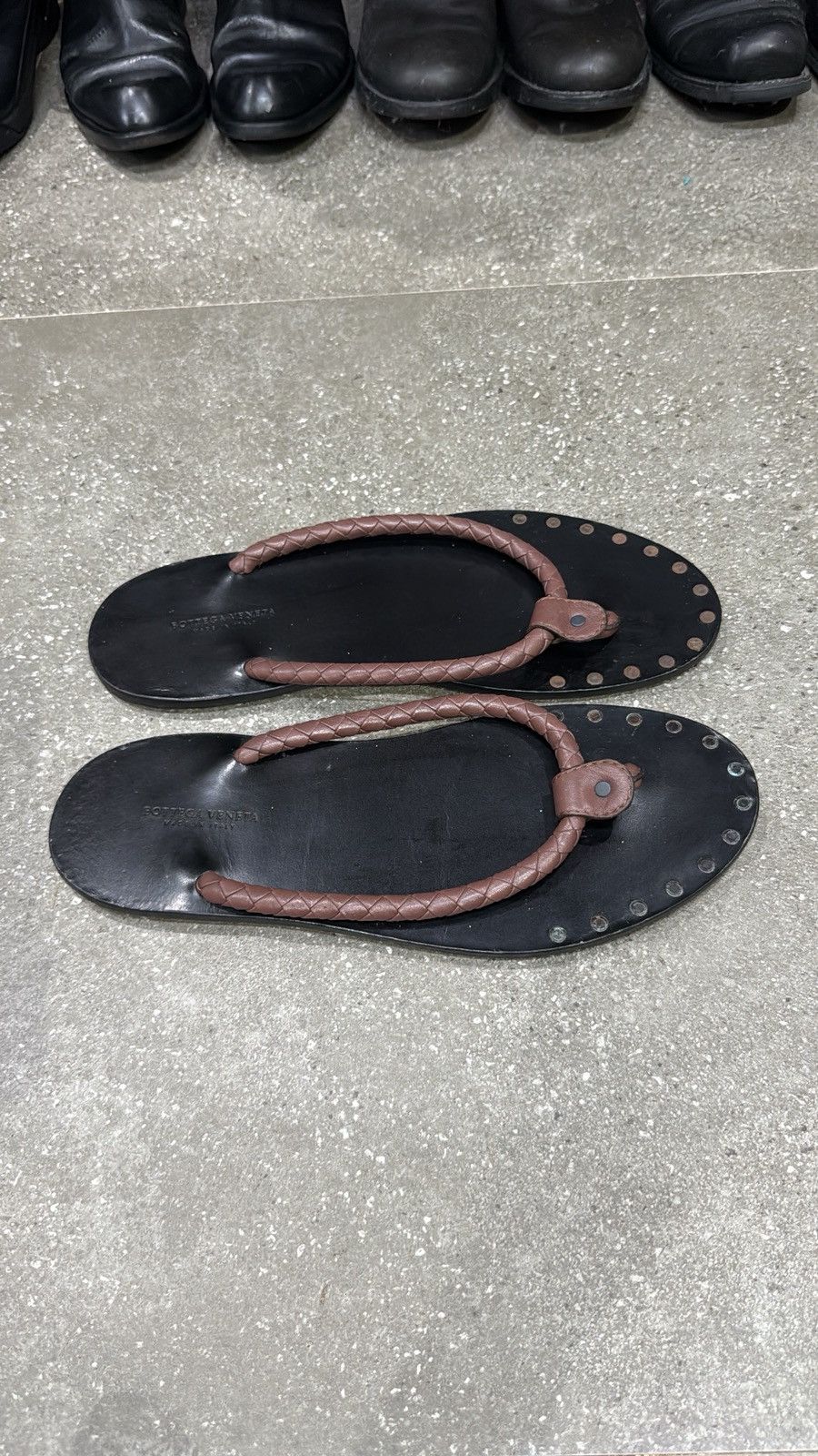 Bottega Veneta Vintage bottega veneta braided leather sandals Size US 11 / EU 44 - 6 Thumbnail