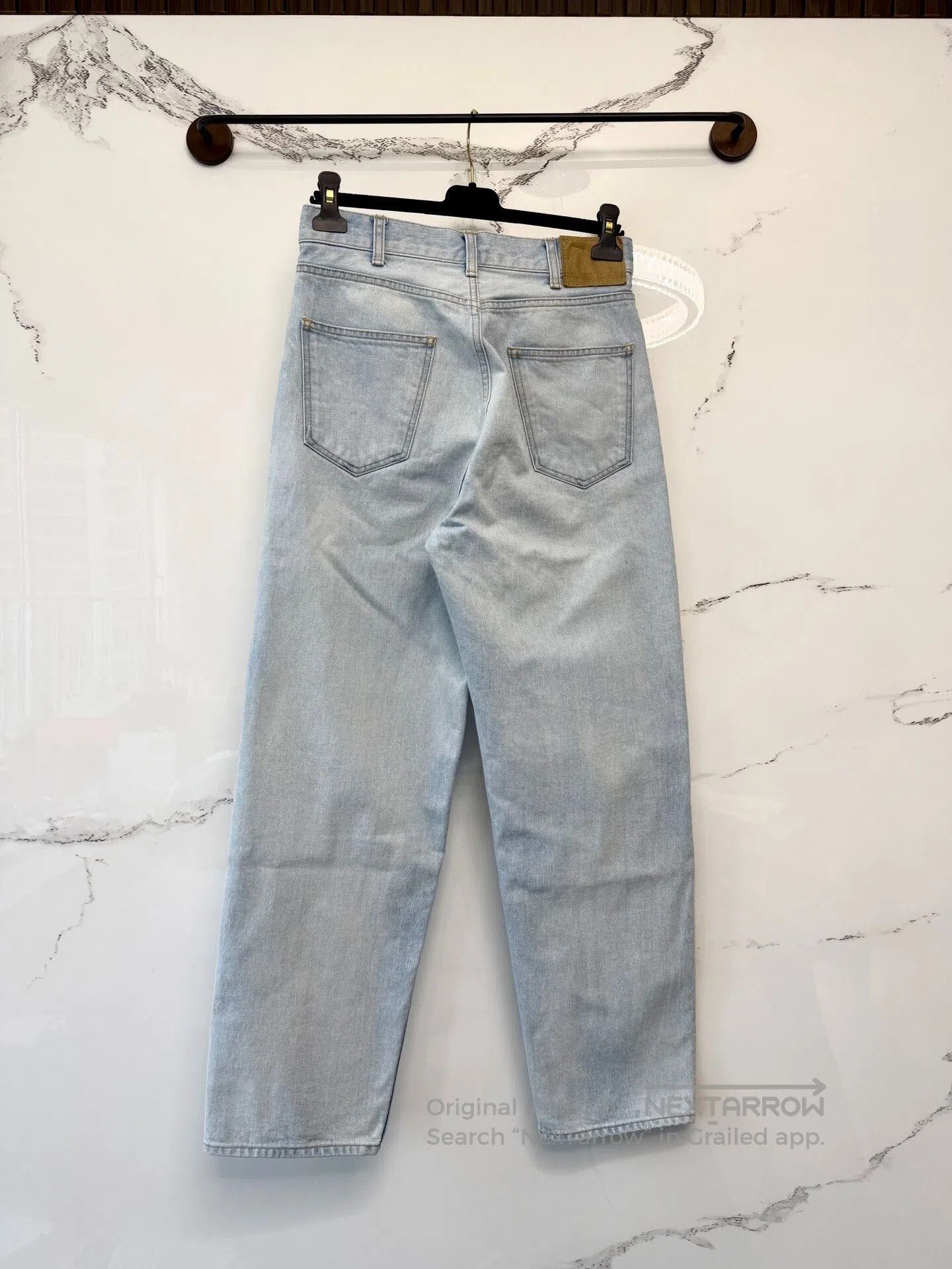 Celine Celine Light Blue Washed Denim Pants. Size 30" / US 8 / IT 44 - 4 Thumbnail