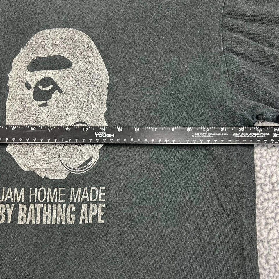 Other BAPE A Bathing Ape Shirt Men Black Crew Neck Cotton 2XL Size US XXL / EU 58 / 5 - 5 Thumbnail