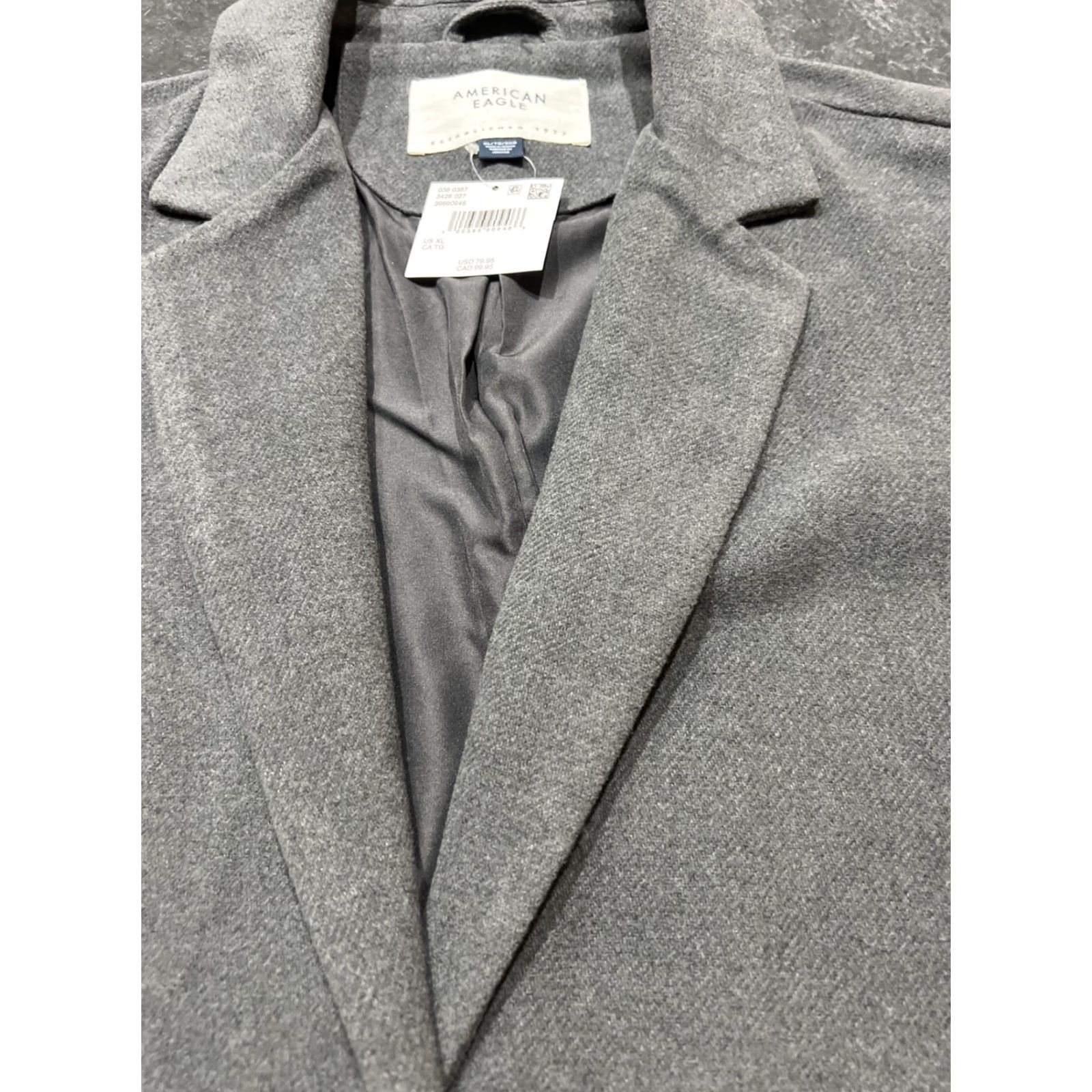 Vintage VINTAGE American Eagle Oversized Blazer Gray XL Women Size XL / US 12-14 / IT 48-50 - 6 Thumbnail