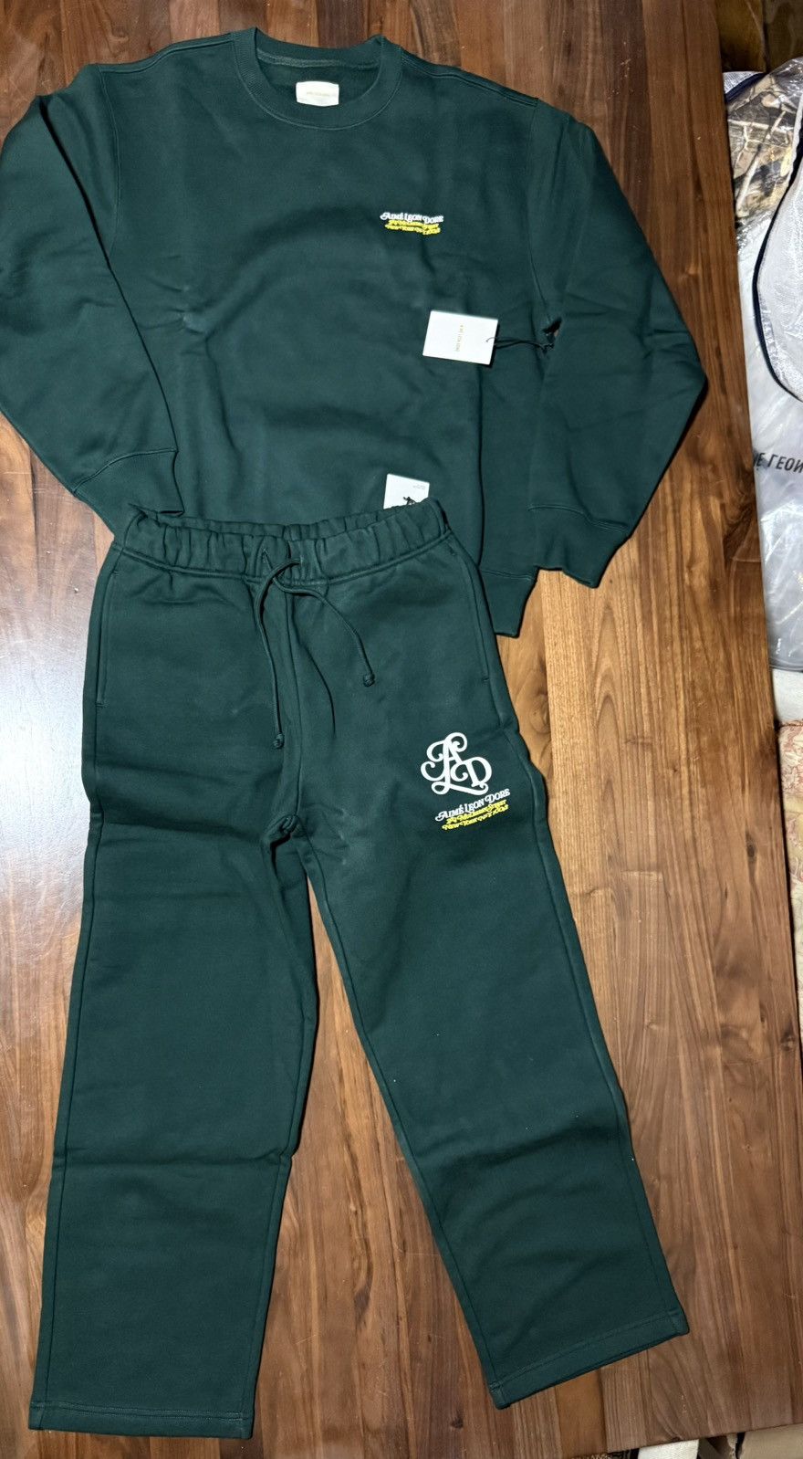 Aime Leon Dore Aime Leon Dore Monogram Crewneck Sz Medium Sweatpants Small Size US M / EU 48-50 / 2 - 1 Thumbnail
