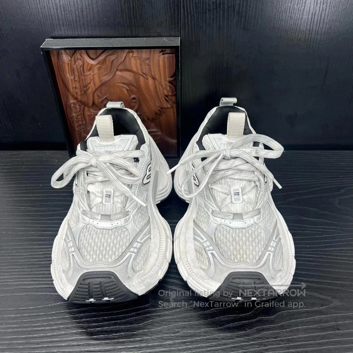 Balenciaga Gray Low-Top Sneakers Size 6. Size US 6 / EU 39 - 4 Thumbnail