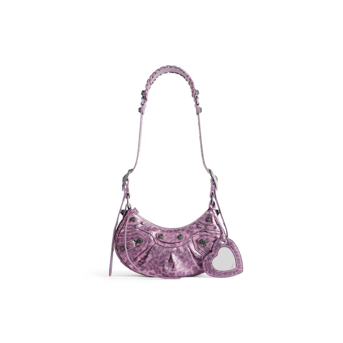 Balenciaga le cagole xs shoulder bag metallic with leopard print Size ONE SIZE - 1 Thumbnail
