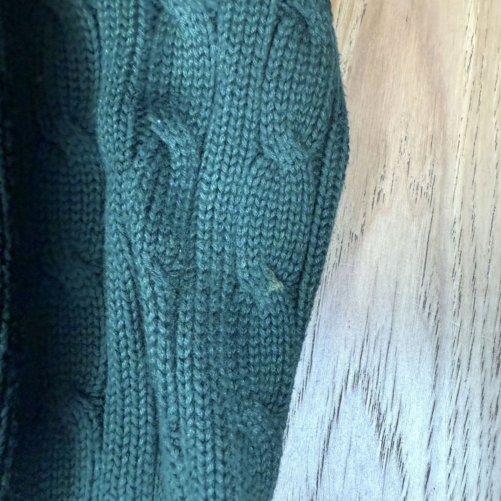 Ralph Lauren VINTAGE Ralph Lauren Sport Sweater Women’s Small Cable-Knit Crew Neck Green Pullover S Women’s Crew Neck Green Sports Styling Size S / US 4 / IT 40 - 4 Thumbnail