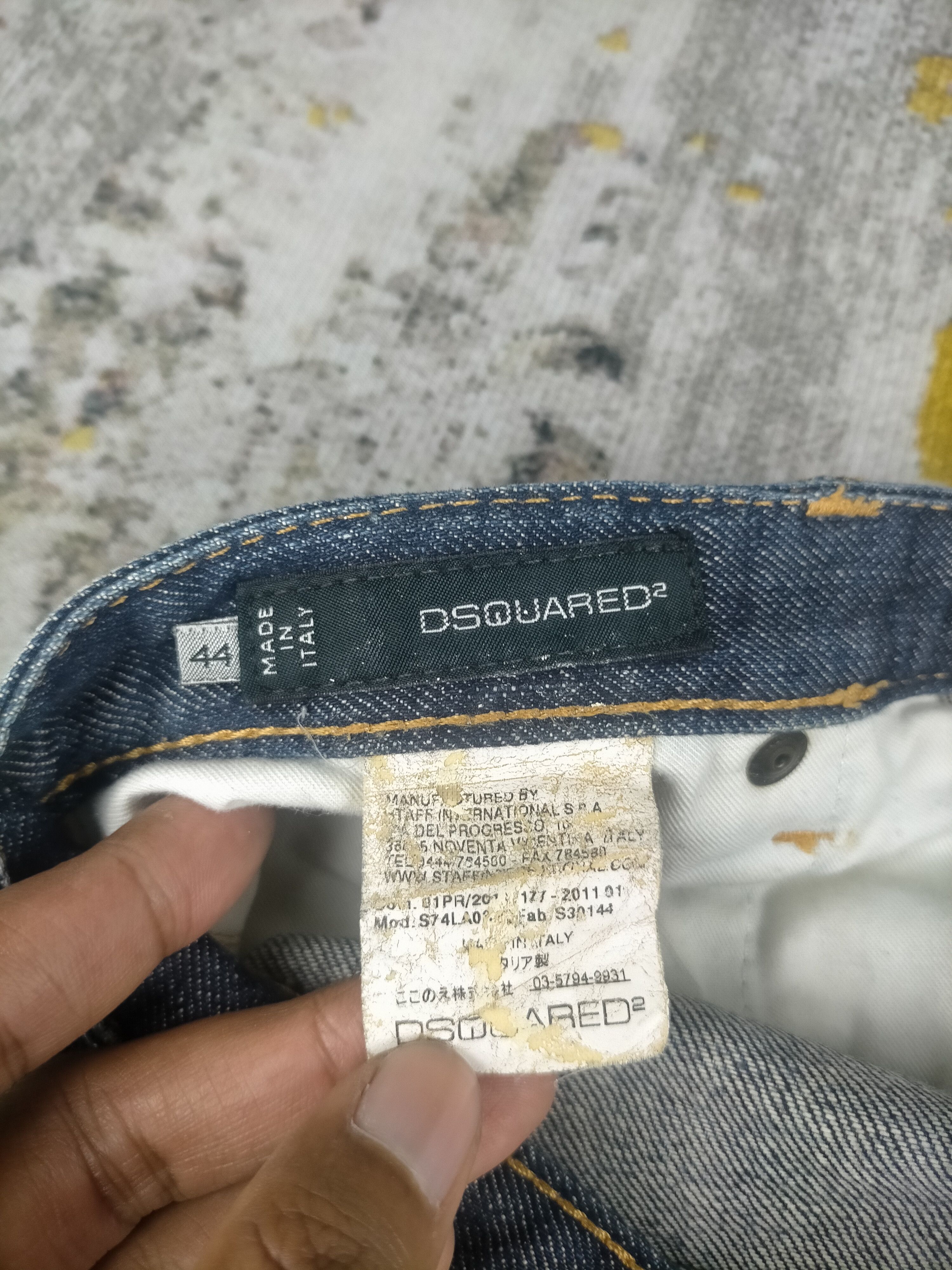 Dsquared2 🔥 Dsquared2 Mudwash Distressed Jeans Size US 31 - 8 Thumbnail