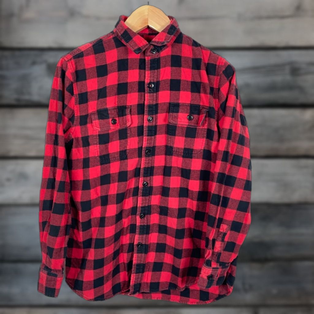 Vintage Big Mac Shirt Men M Red Black Buffalo Plaid Flannel Button-Up Casual Workwear 90s Classic Preppy Size US M / EU 48-50 / 2 - 1 Thumbnail
