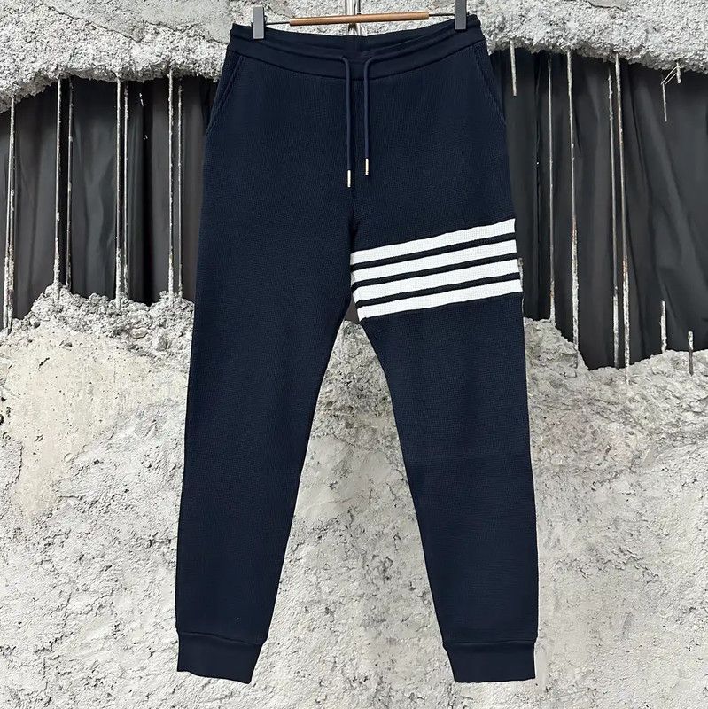 Thom Browne Thom Browne Navy Casual Cotton Pants 0089 Size US 32 / EU 48 - 1 Thumbnail