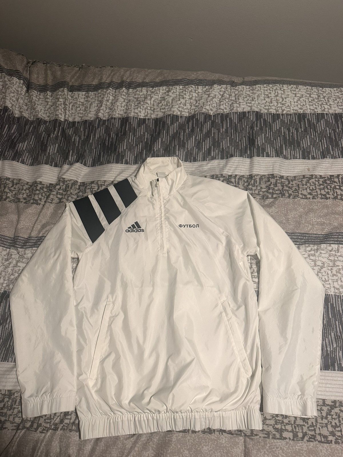 Adidas × Gosha Rubchinskiy Adidas x Gosha Rubchinskiy white jacket Size US S / EU 44-46 / 1 - 1 Thumbnail