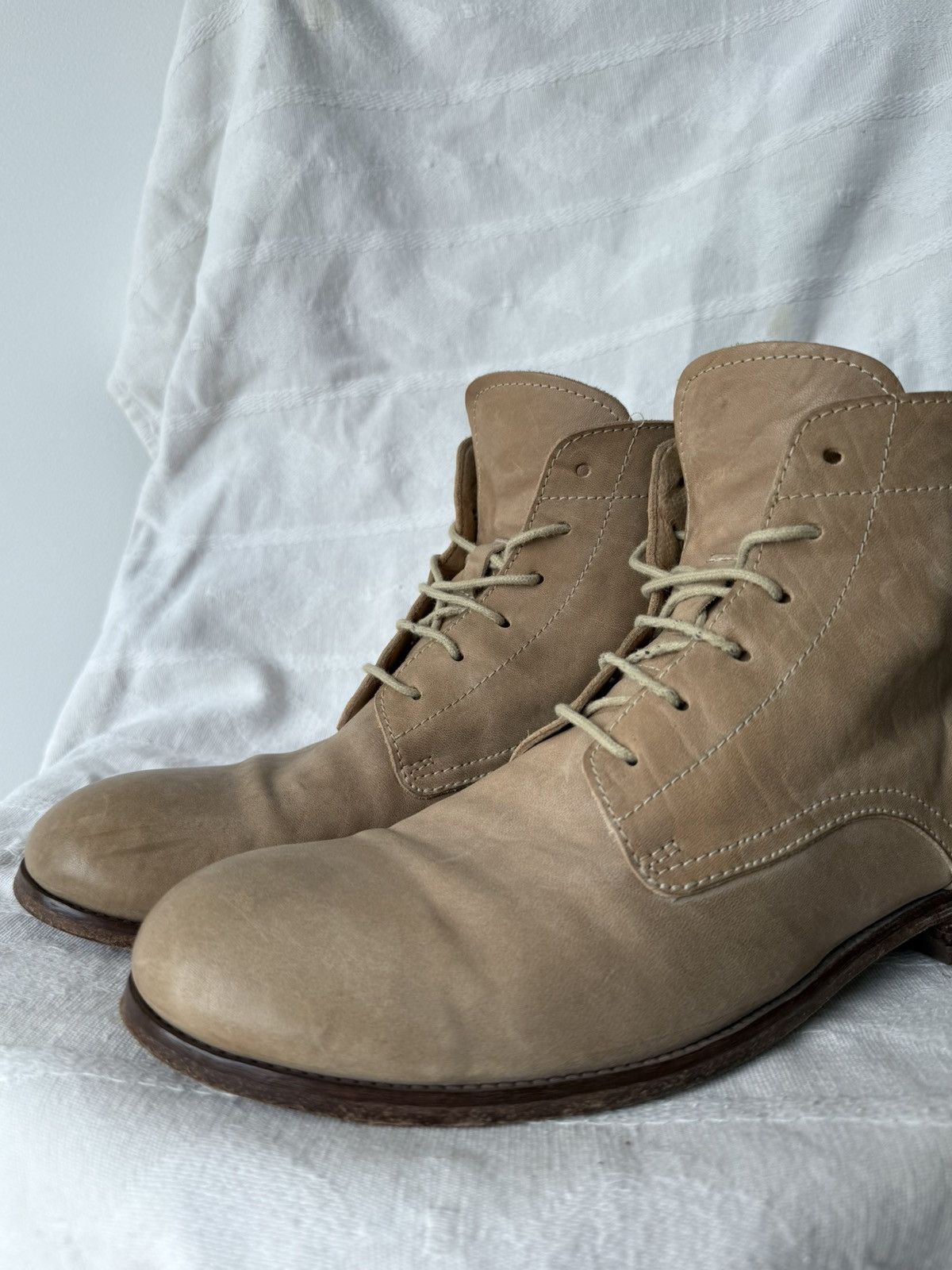 MoMA Avant Garde MoMA Guidi Style Distressed Leather Boots Size US 9 / EU 42 - 5 Thumbnail