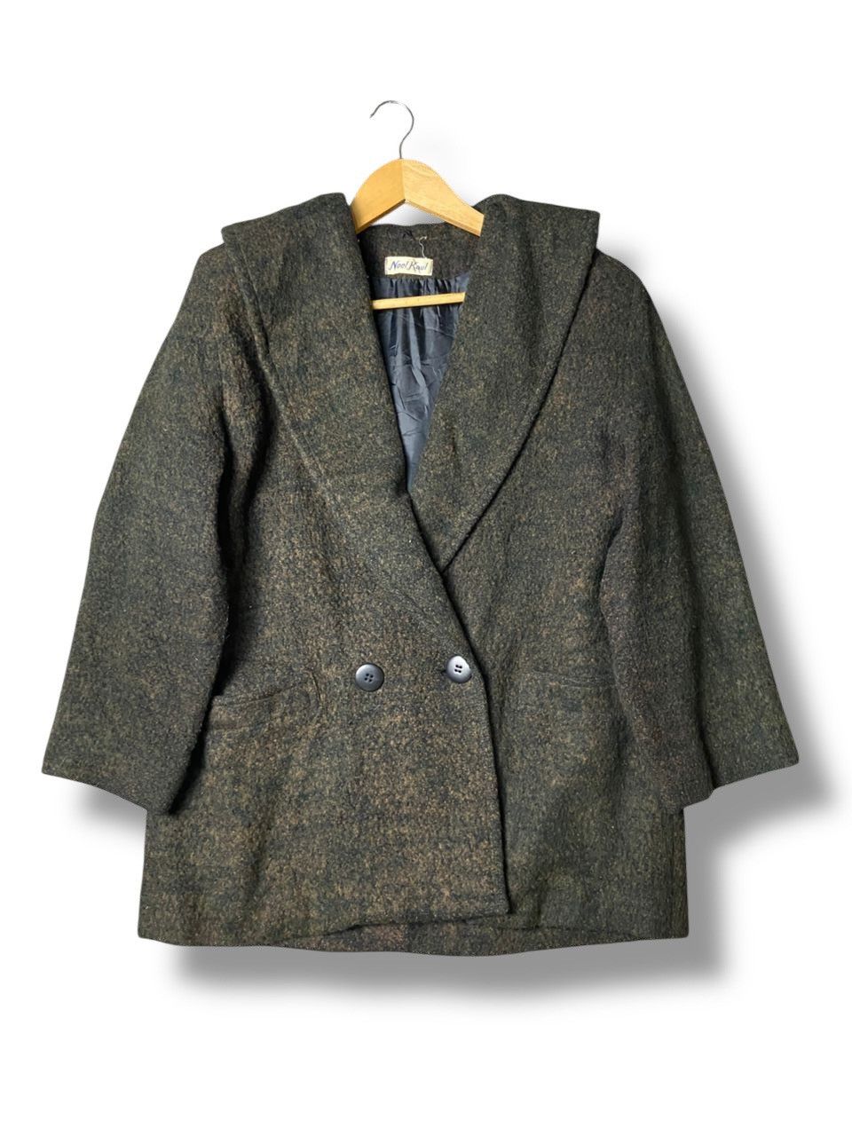 Japanese Brand × Vintage NOEL KAUL Double Breasted Wool Coat (124) Size US S / EU 44-46 / 1 - 1 Thumbnail