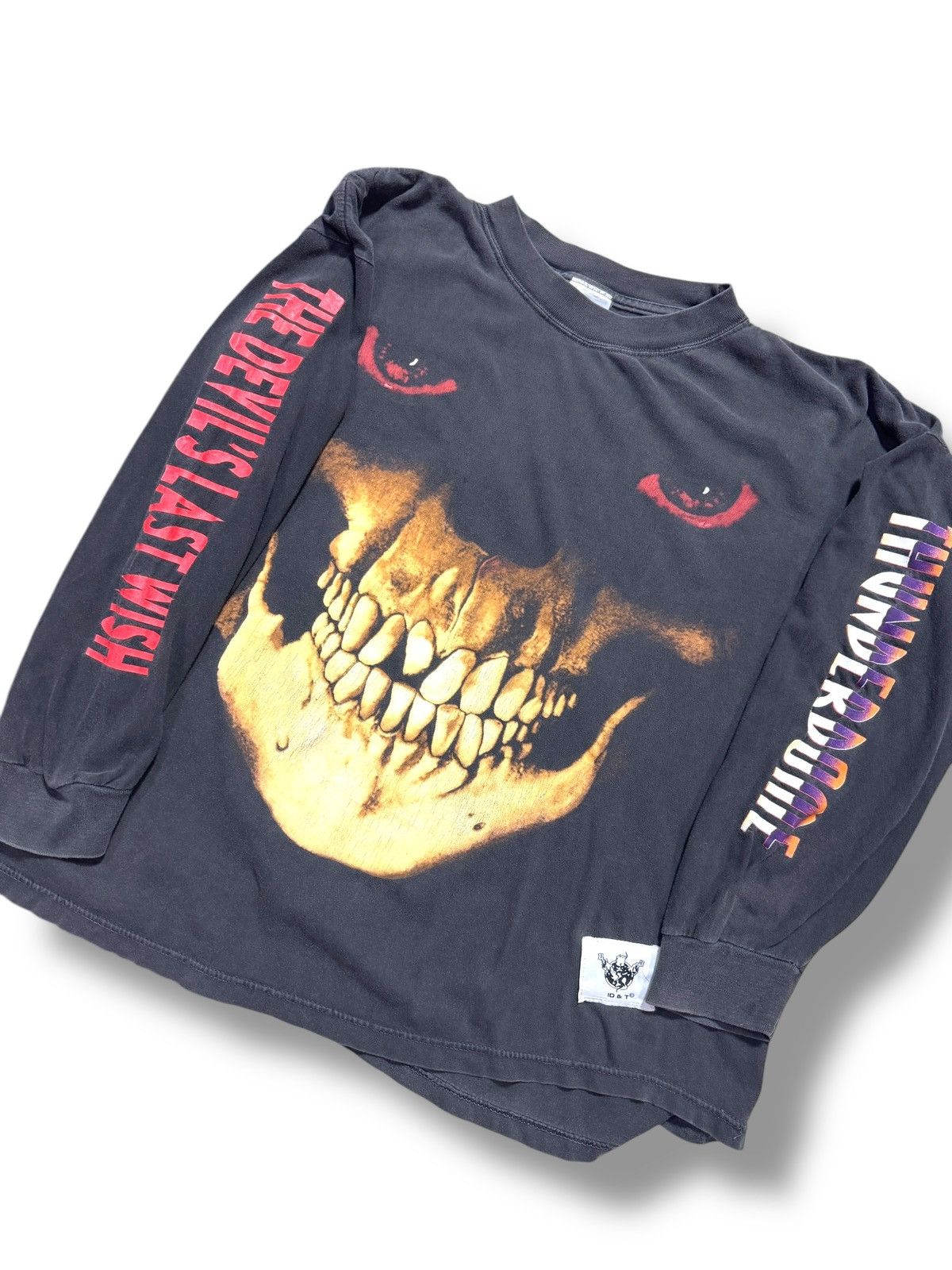 Thunderdome *RARE* GRAIL THUNDERDOME VINTAGE 90s THE DEVIL’S LAST WISH Size US XL / EU 56 / 4 - 10 Thumbnail