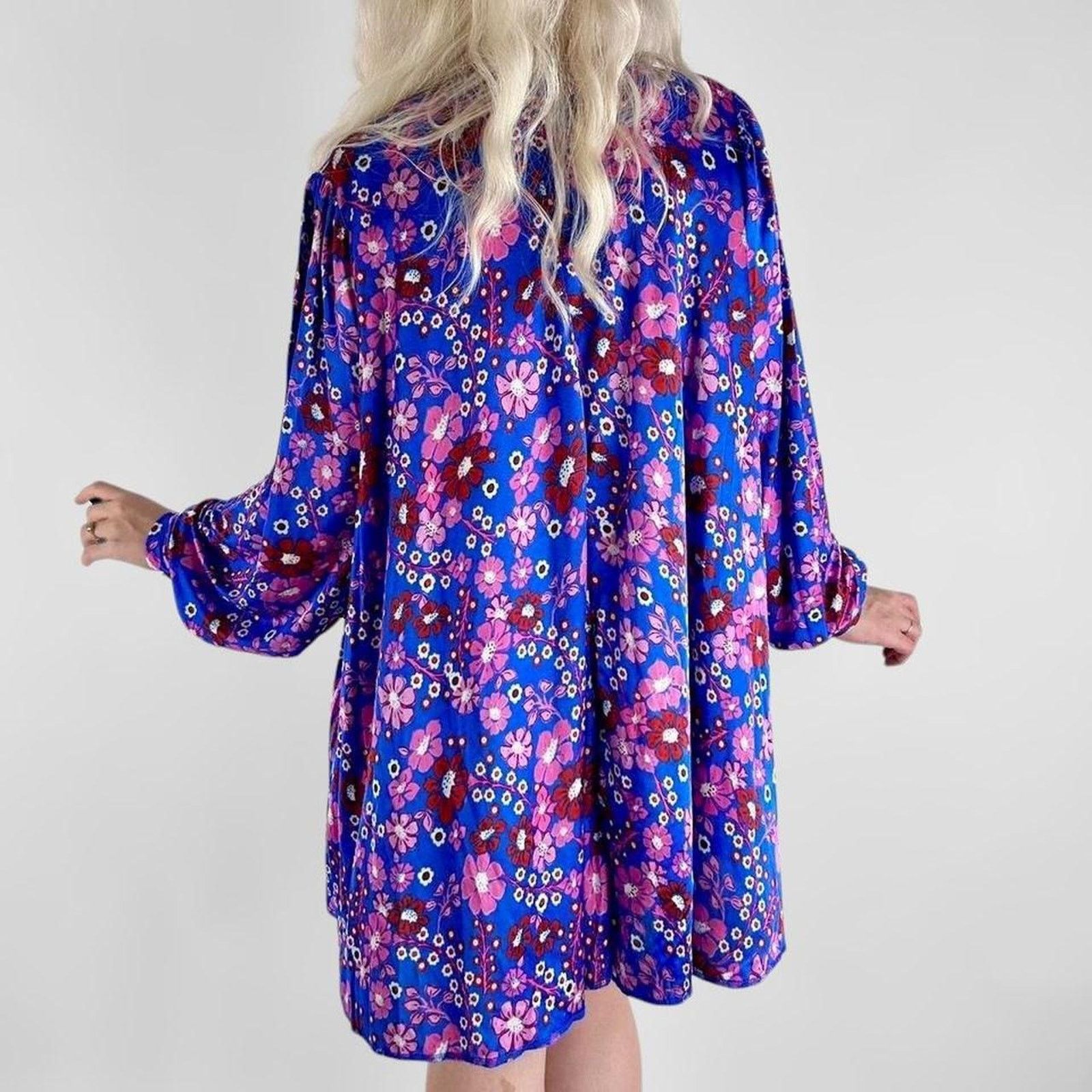 Free People Free People retro 60s flower power mini dress Size S / US 4 / IT 40 - 4 Thumbnail