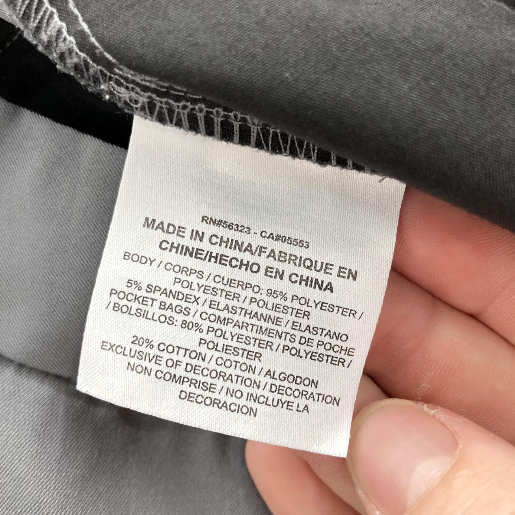 Nike Nike Golf Pants Mens 34x30 Gray Dri-FIT Standard Fit Stretch Active Performance Pants Size US 34 / EU 50 - 5 Thumbnail