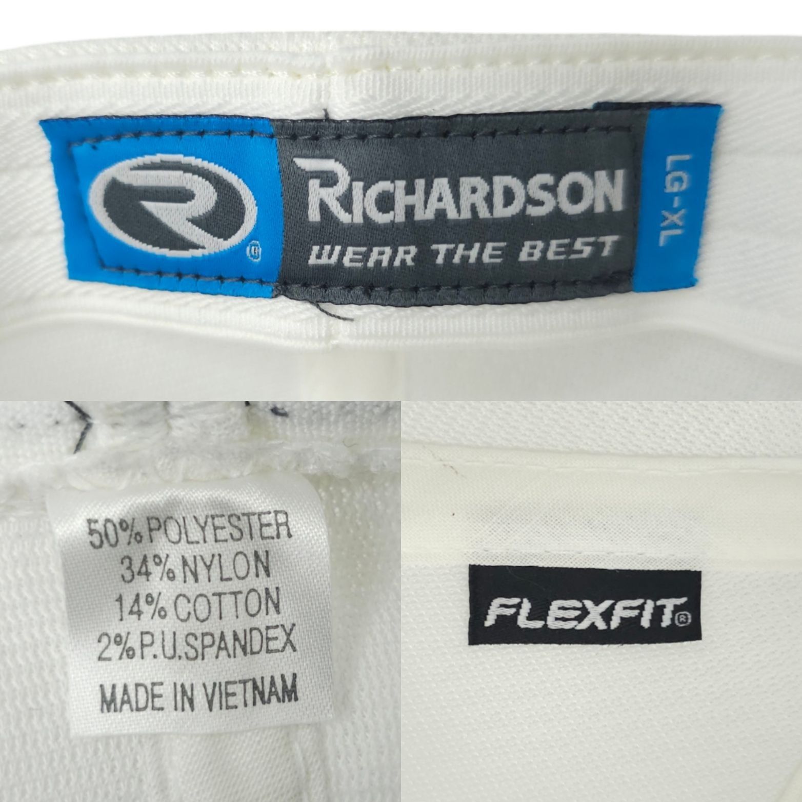 Richardson New Deal Lions L/XL Cap Back Mesh Embroidered Logo Flex Fit Size ONE SIZE - 8 Thumbnail