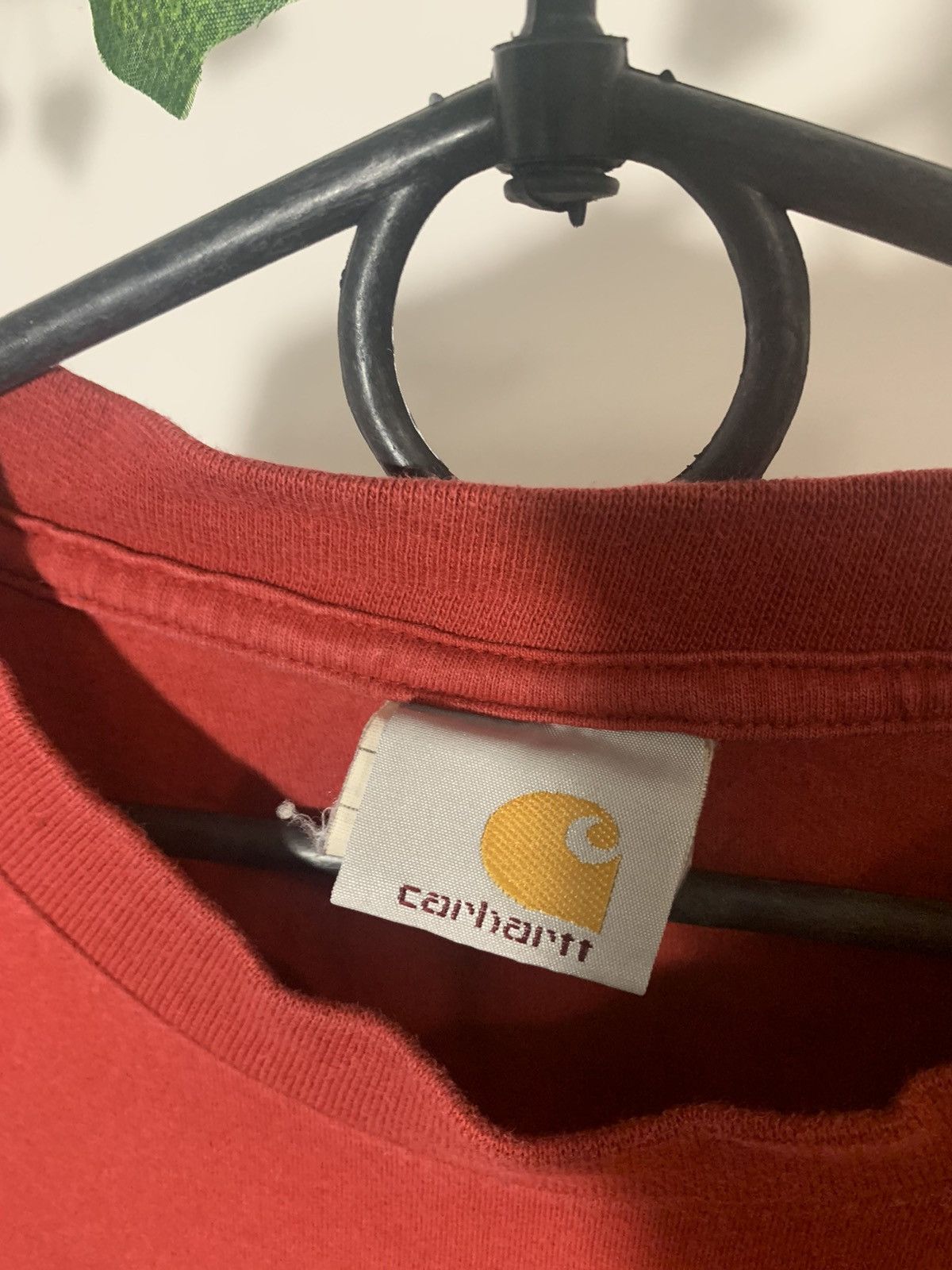 Carhartt × Vintage Carhatt WIP Pocket Logo T-shirt(custom) Red Size US L / EU 52-54 / 3 - 5 Thumbnail