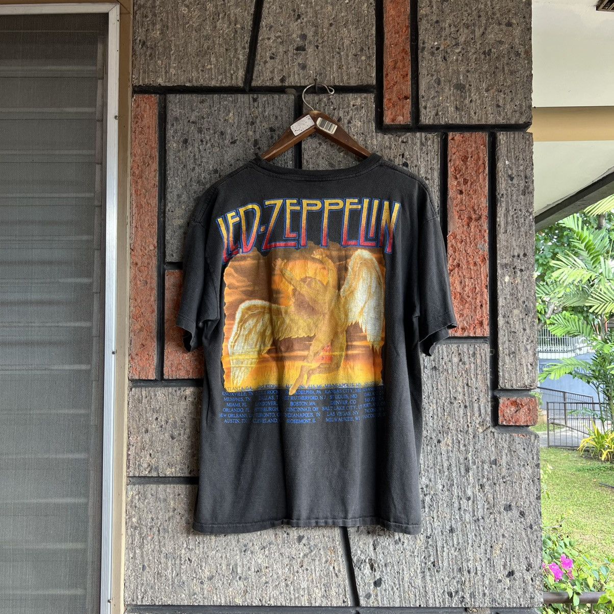 Band Tees 1995 Led Zeppelin No Quarter Tour Band Tee Shirt Unledded Size US L / EU 52-54 / 3 - 3 Thumbnail