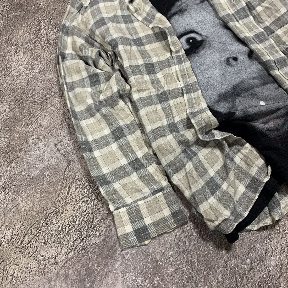 Vintage Vintage 90s Plaid Shirt Oversized Grunge Workwear Worn In M Size US M / EU 48-50 / 2 - 3 Thumbnail