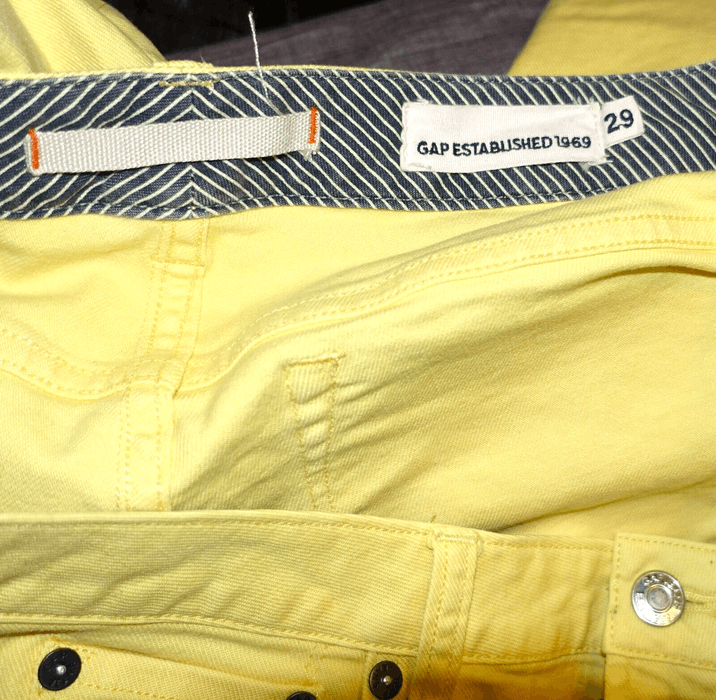 Gap Gap Yellow Jeans 29w | Grailed