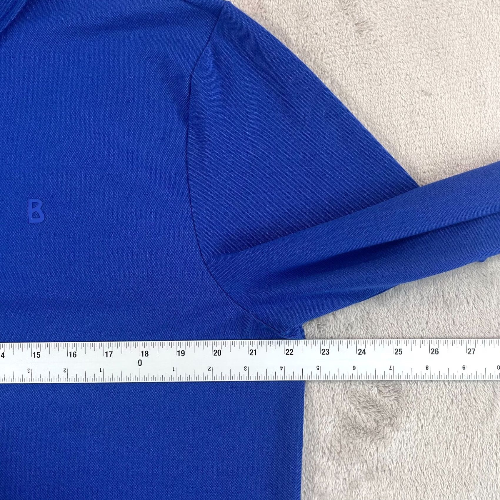 Bogner Bogner Timon Polo Shirt Men XL Blue Performance Golf Long Sleeve Designer Size US XL / EU 56 / 4 - 5 Thumbnail