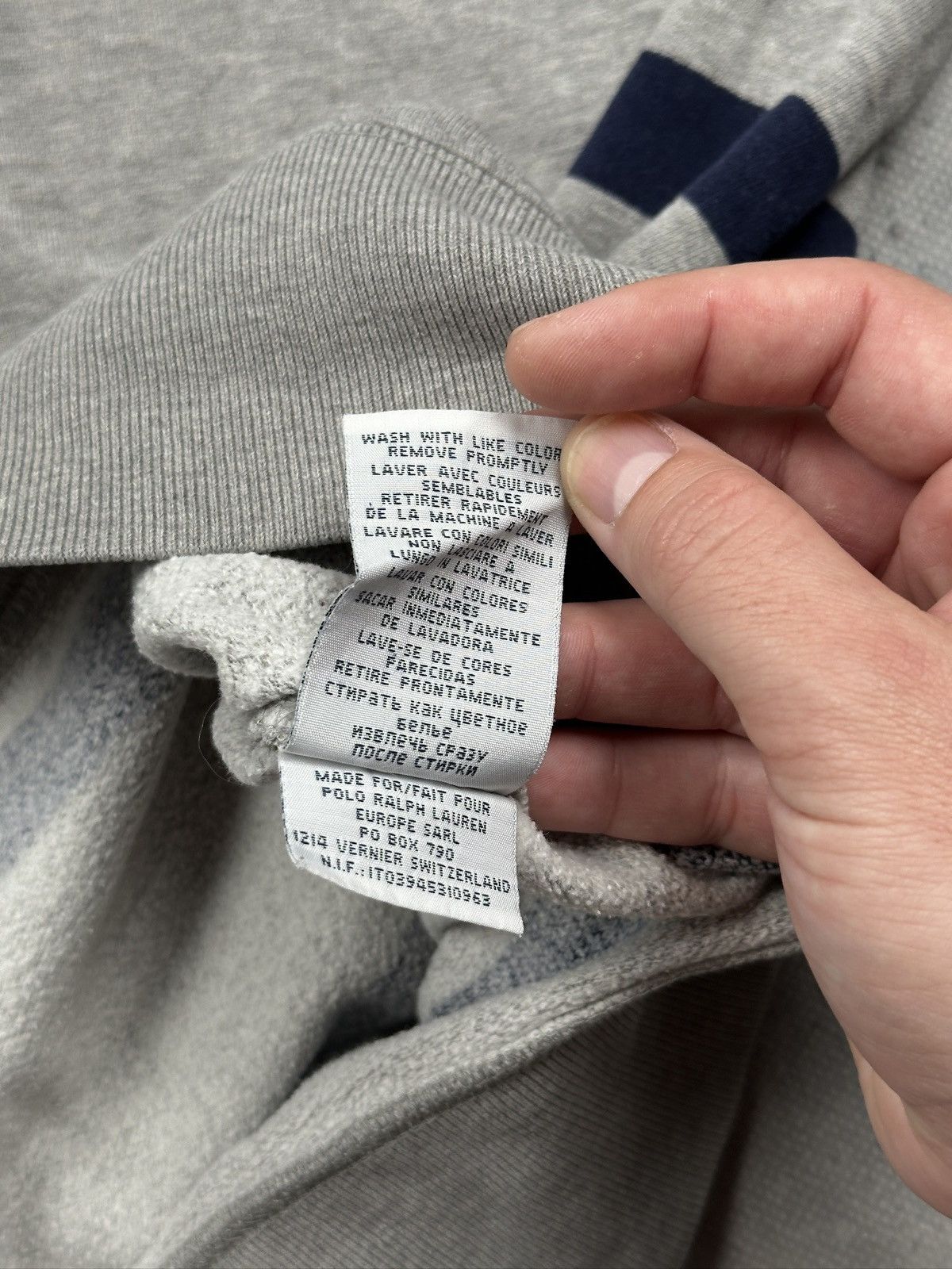 Polo Ralph Lauren Polo Ralph Lauren Striped Hoodie Preppy Archive Y2K Rugby Size US XL / EU 56 / 4 - 11 Thumbnail