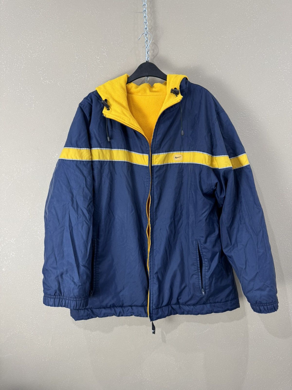 Nike Vintage Reversible Nike Jacket/ Windbreaker Jacket / Nike M Size US M / EU 48-50 / 2 - 2 Thumbnail