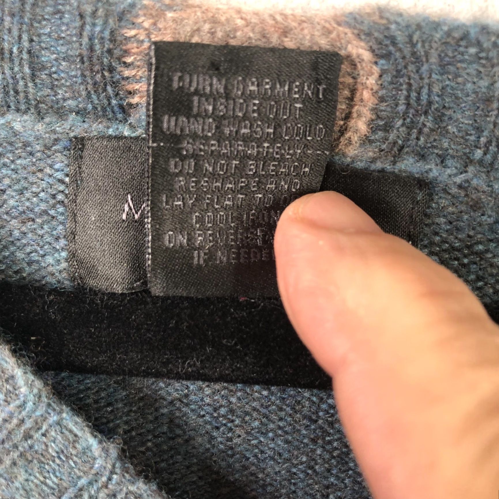 Vintage Magaschoni Sweater Mens Medium Blue Wool Yak Blend Crewneck Knit Pullover Size US M / EU 48-50 / 2 - 6 Thumbnail