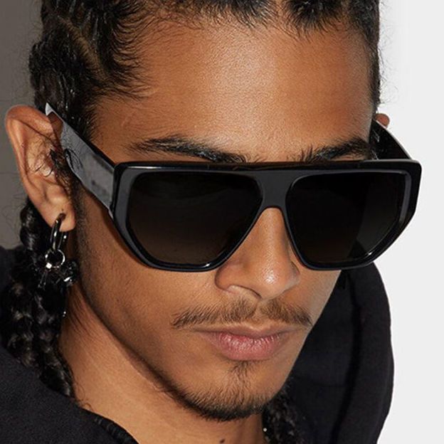 VIBE Retro Street ins style custom avant-garde sunglasses Size ONE SIZE - 1 Thumbnail