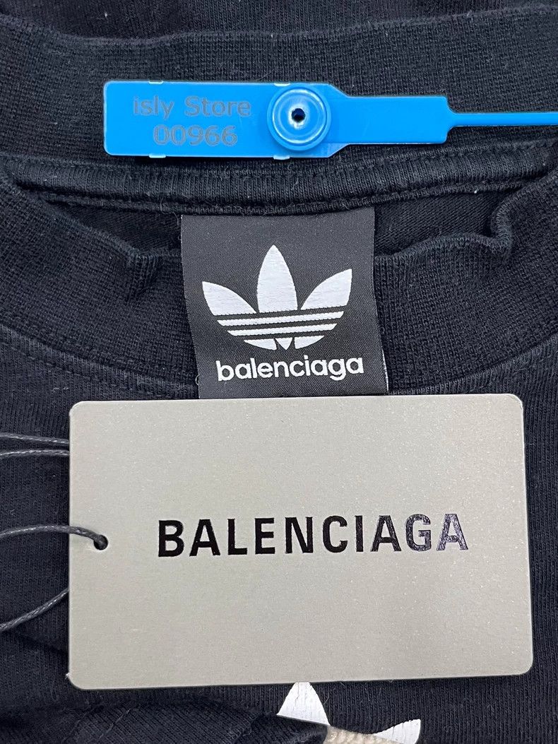Balenciaga Balenciaga Adidas Logo monogrammed crewneck short-sleeve t Size US XL / EU 56 / 4 - 5 Thumbnail