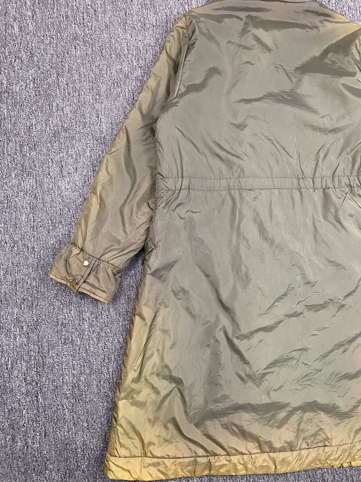 Trussardi × Vintage Trussardi Olive green sunfaded Parka Size S / US 4 / IT 40 - 13 Thumbnail