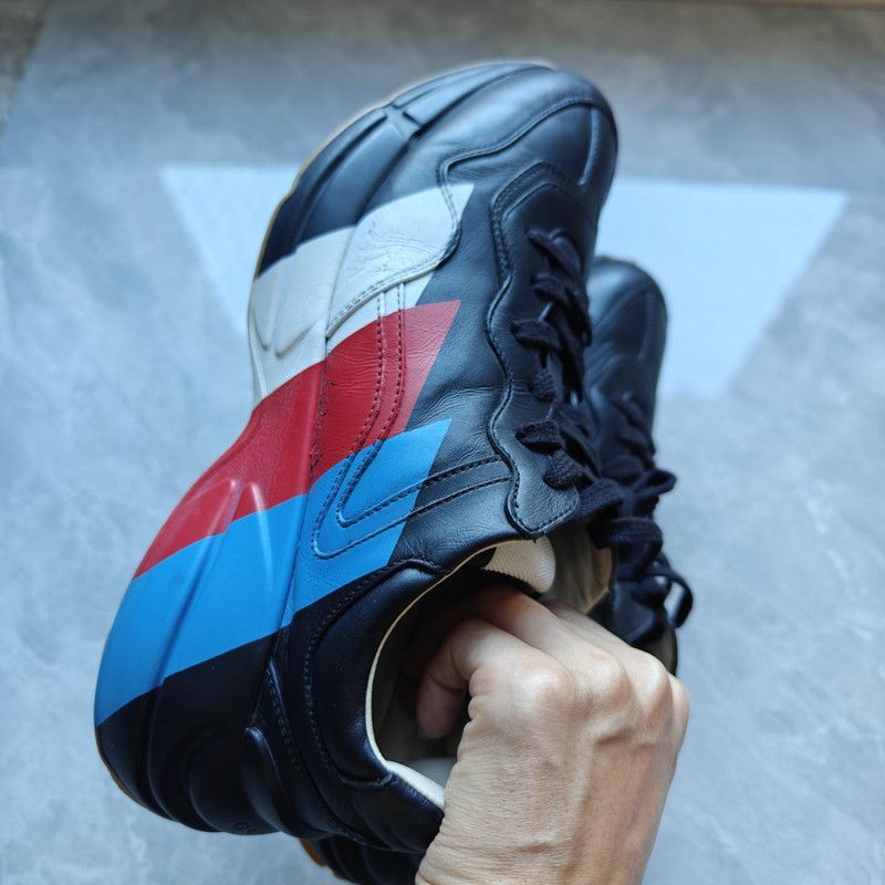 Gucci Gucci Rhyton Leather Low-Top Dad Sneakers - Size US 8.5 / EU 41-42 - 5 Thumbnail