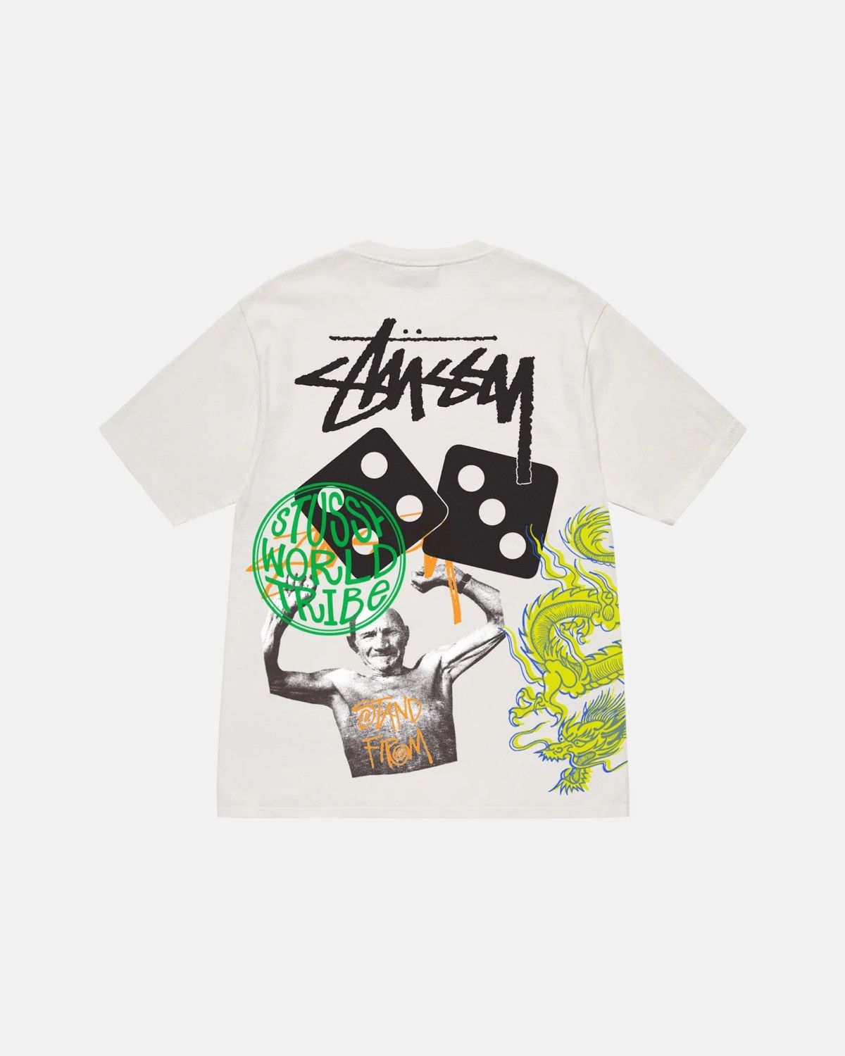 Stussy Stussy Strike Pigment Dyed Tee - Natural Size US XL / EU 56 / 4 - 1 Thumbnail