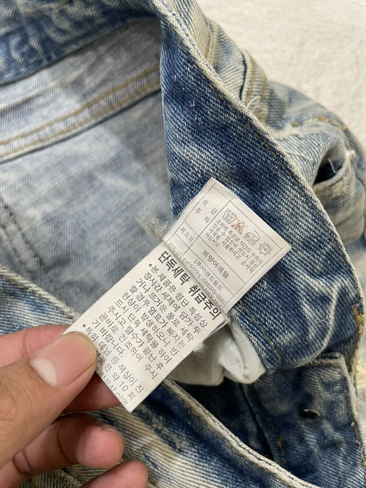 Japanese Brand 00s Diesel Distressed Denim Ripped Jeans Wash Hysteric Ifsix Size US 30 / EU 46 - 7 Thumbnail