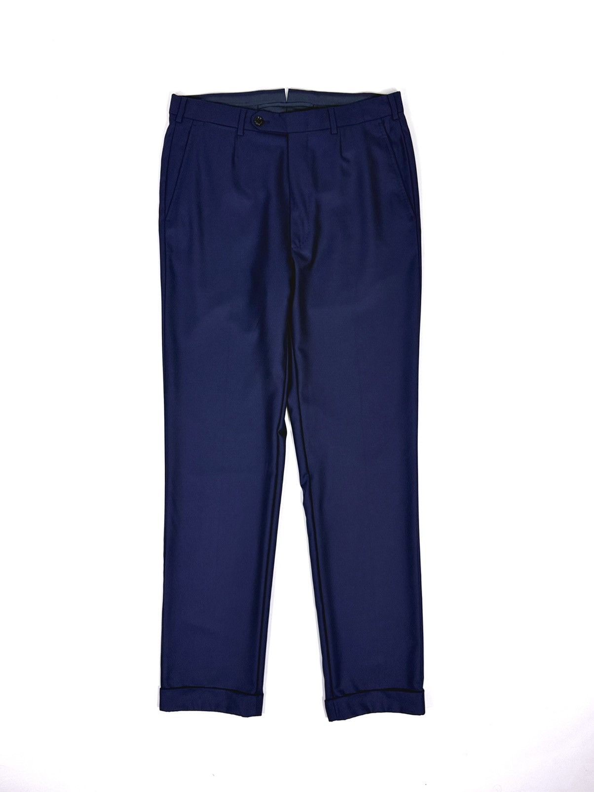 Ermenegildo Zegna Ermenegildo Zegna Wool Straight Trousers Size US 33 - 8 Thumbnail