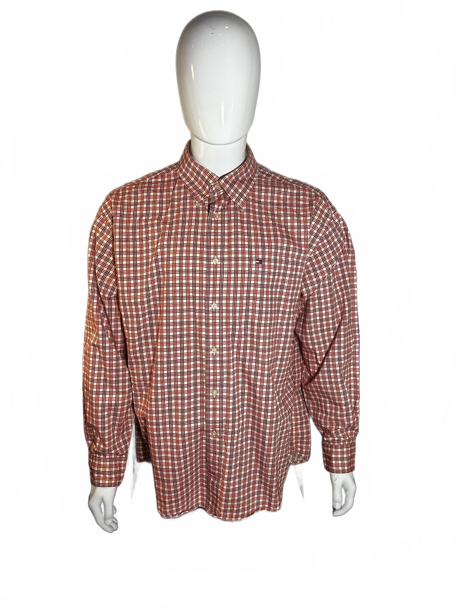 Tommy Hilfiger Tommy Hilfiger Red Checked Shirt - XL Size US XL / EU 56 / 4 - 1 Thumbnail