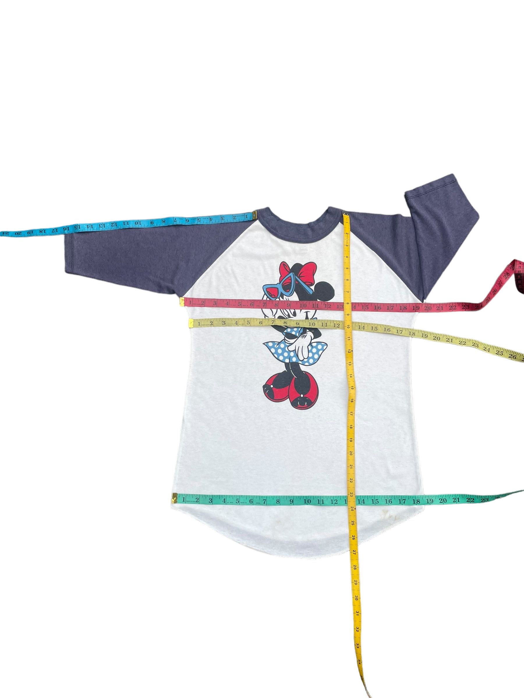 Mickey Mouse × Vintage Vintage Minnie Mouse Raglan Size US S / EU 44-46 / 1 - 7 Thumbnail