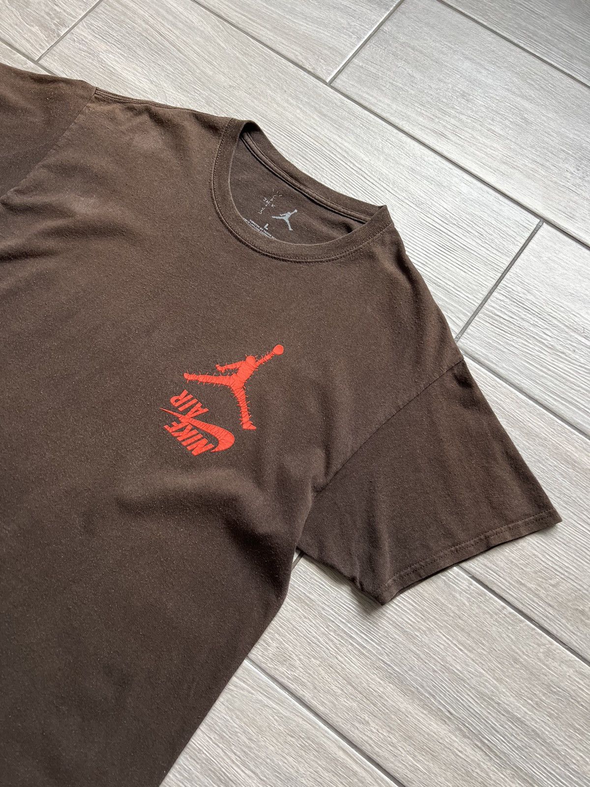 Band Tees × Rap Tees × Snipes T-shirt Nike cactus jack Travis Scott Brown Size L Size US L / EU 52-54 / 3 - 4 Thumbnail
