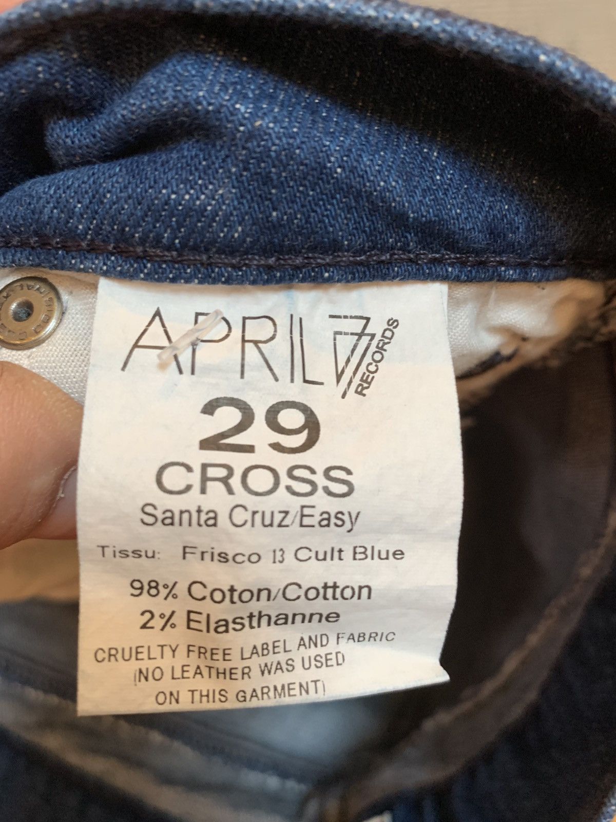 April 77 *RARE* Cross Santa Cruz/ Easy Size US 31 - 12 Thumbnail