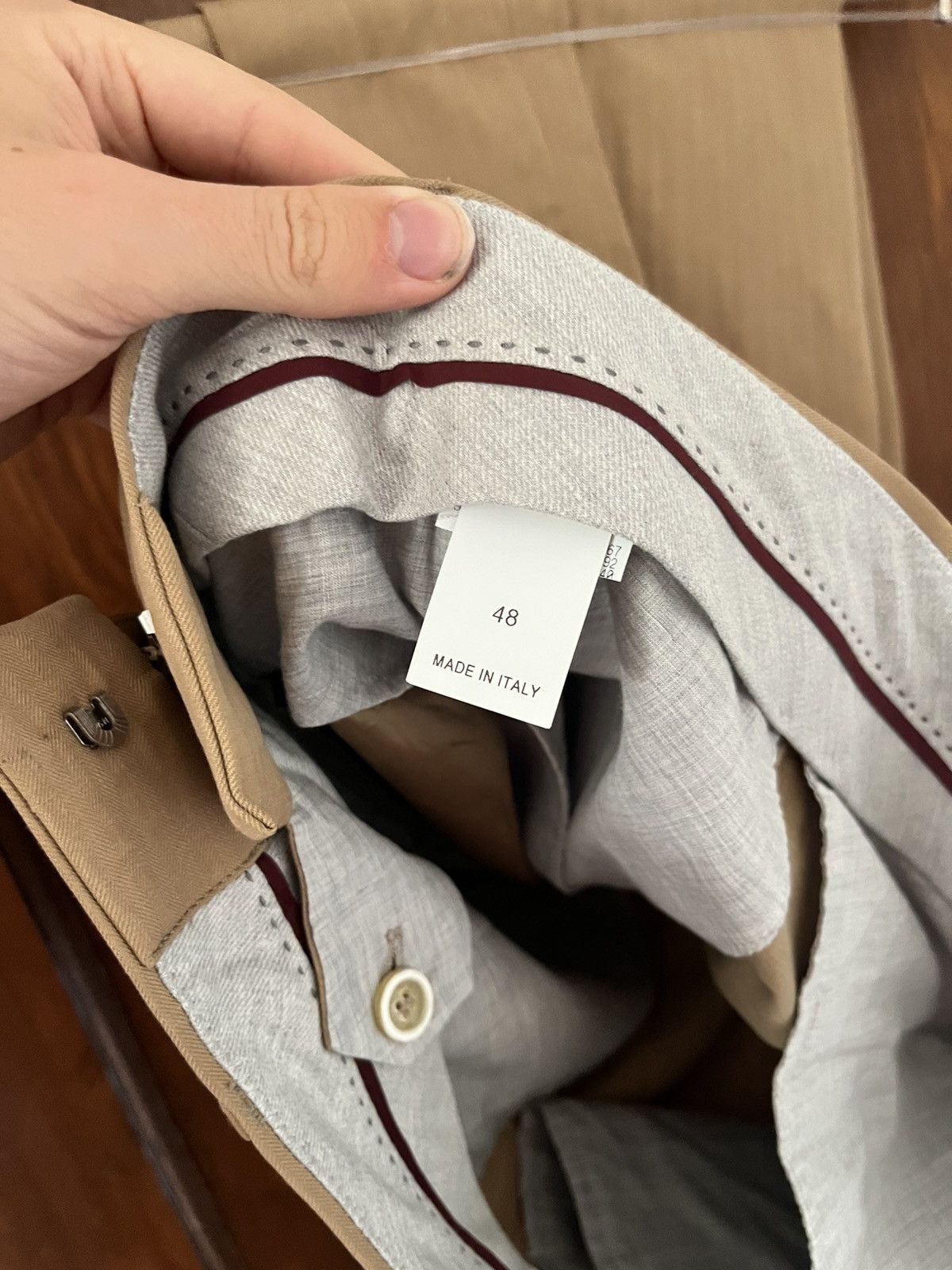Brunello Cucinelli Brunello cucinelli light brown / tan wool-linen size 38/it48 Size 38R - 12 Thumbnail