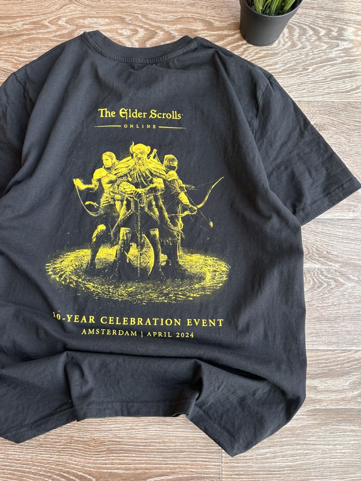 Vintage 🔥 The Elder Scrolls Skyrim Shirt Dark Souls Elden Ring Halo Size US L / EU 52-54 / 3 - 2 Thumbnail