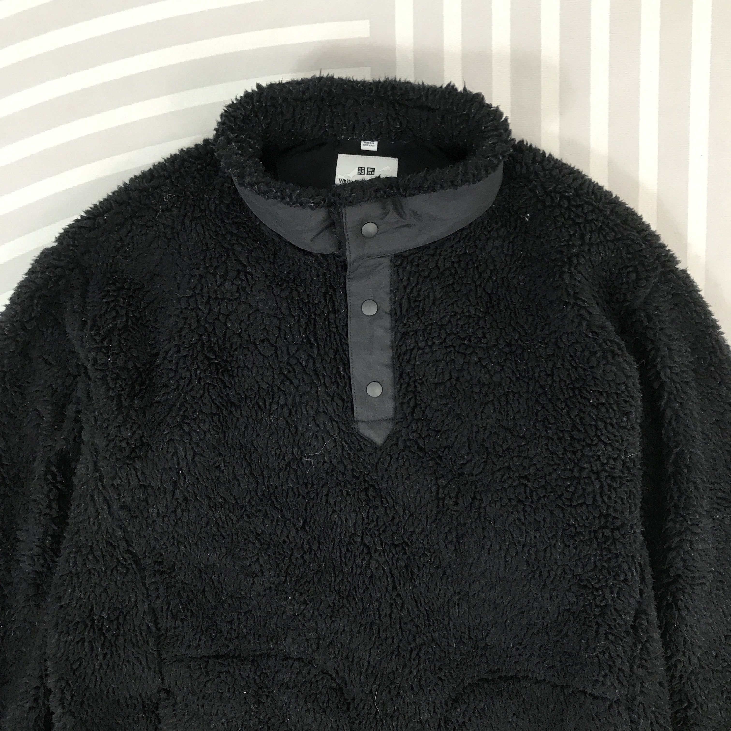 Uniqlo × White Mountaineering Vintage White Mountauneering Half button Sherpa Jacket Size US L / EU 52-54 / 3 - 2 Thumbnail