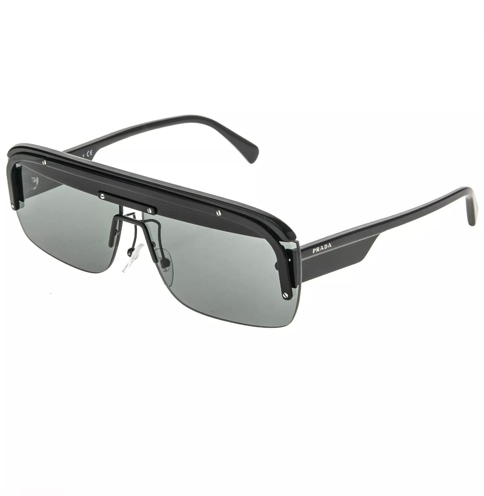 Prada PRADA GAME Mask PR15US Black Contemporary Fashion 15U Size ONE SIZE - 10 Thumbnail