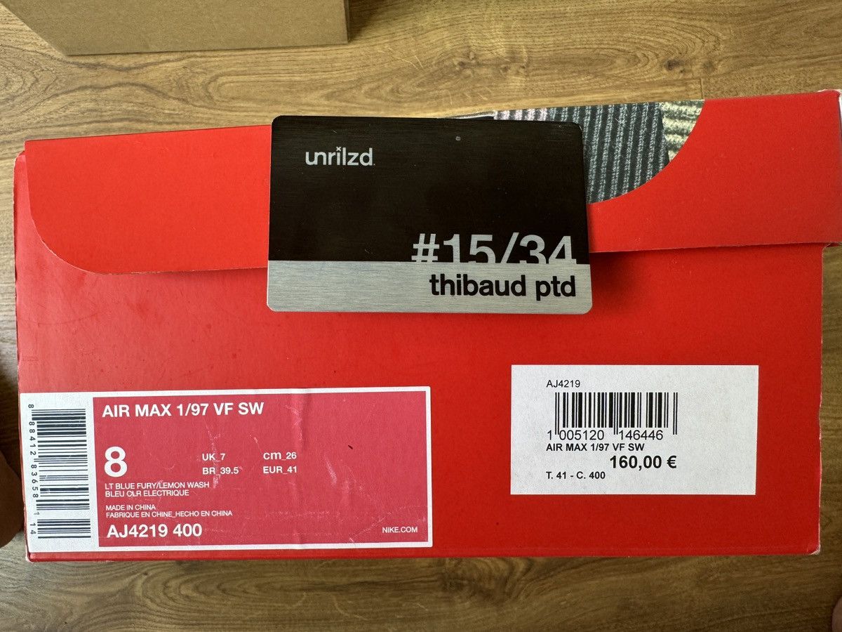Nike Nike Air Max 1/97 Sean Wotherspoon Size US 8 / EU 41 - 12 Thumbnail