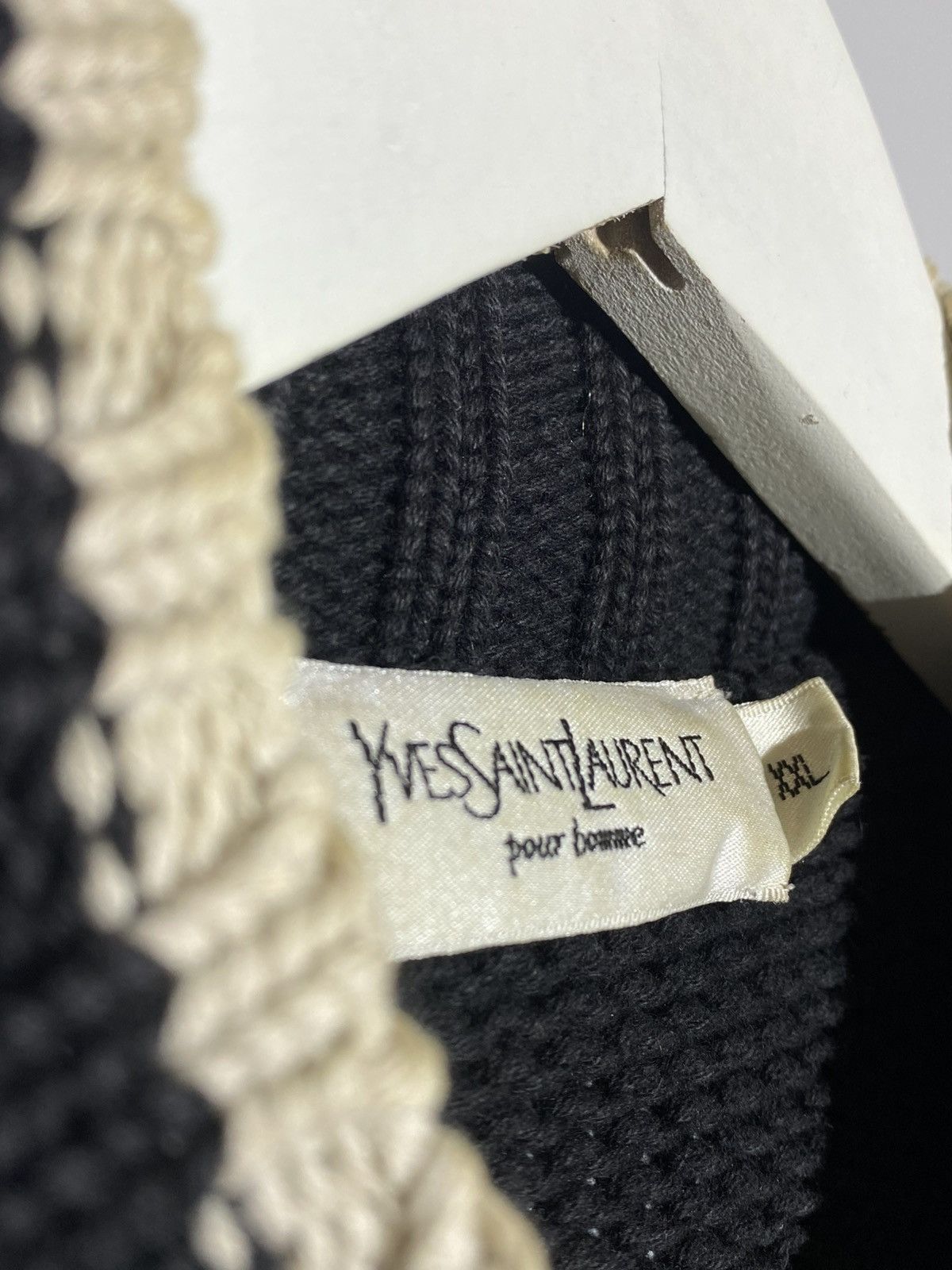 Yves Saint Laurent Vintage YSL Yves Saint Laurent Full Zip Knit Sweater Size US XXL / EU 58 / 5 - 7 Thumbnail