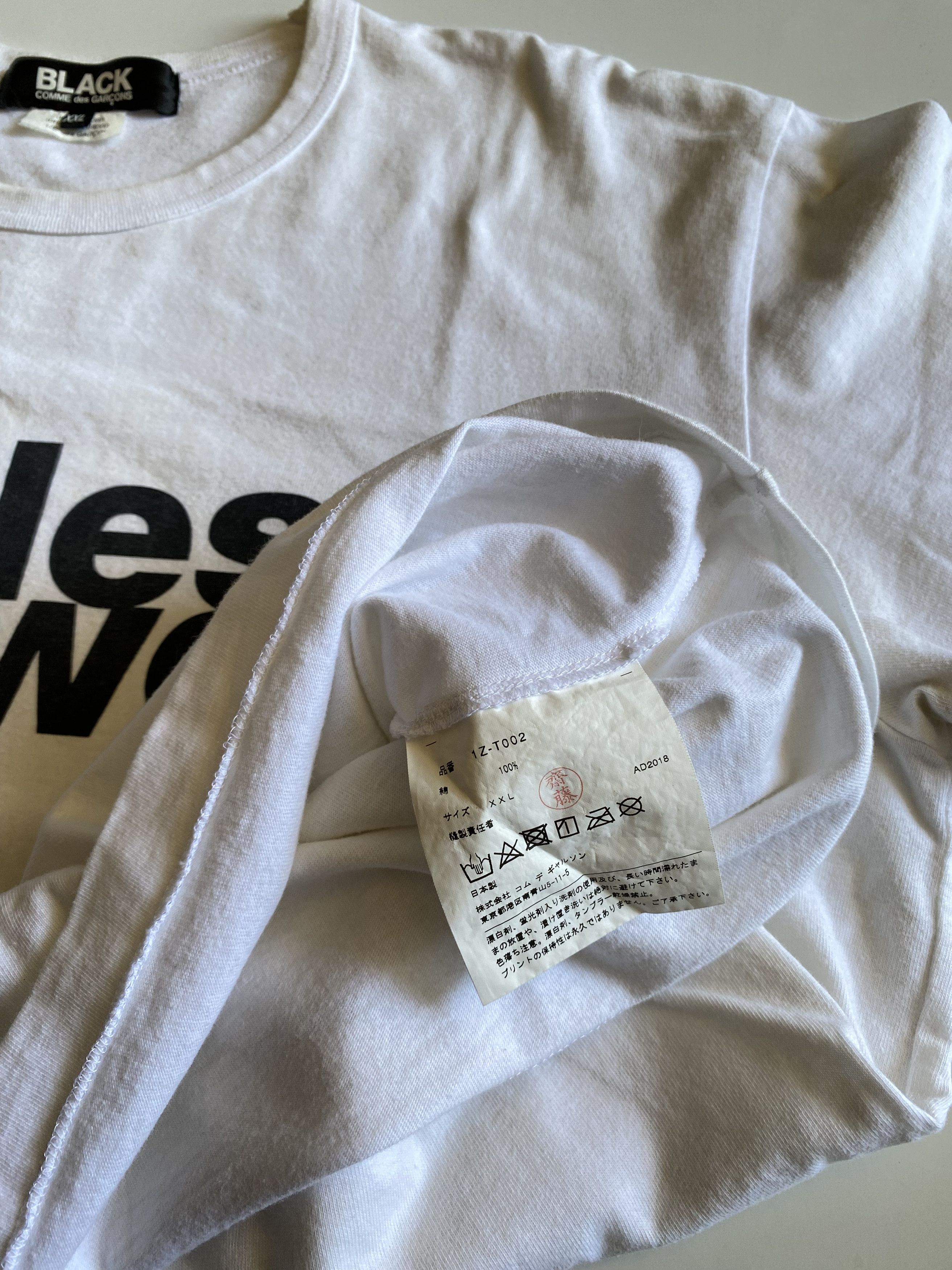 Comme des Garcons NEED GONE❗Comme des Garcons Poem Tee Size US L / EU 52-54 / 3 - 5 Thumbnail