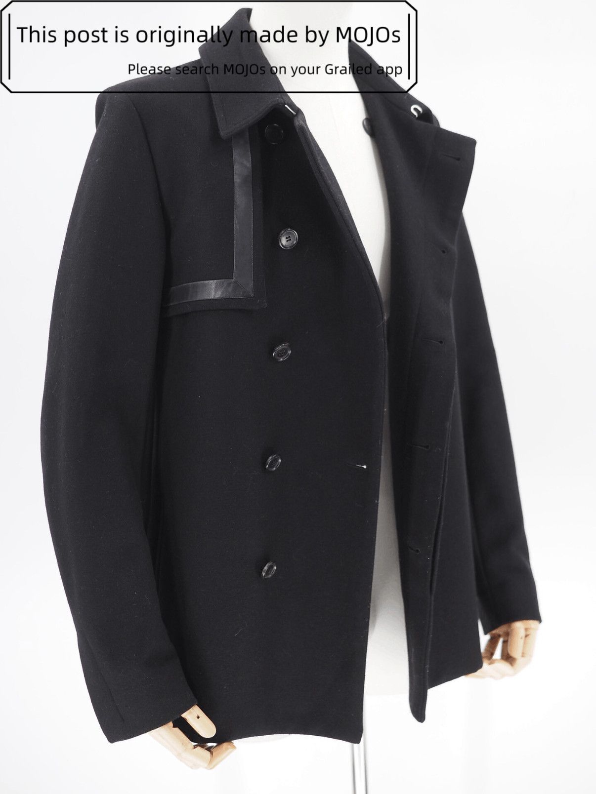 Dior Sz 46 Dior Leather Joint Coat mojos48422620 Size US S / EU 44-46 / 1 - 3 Thumbnail