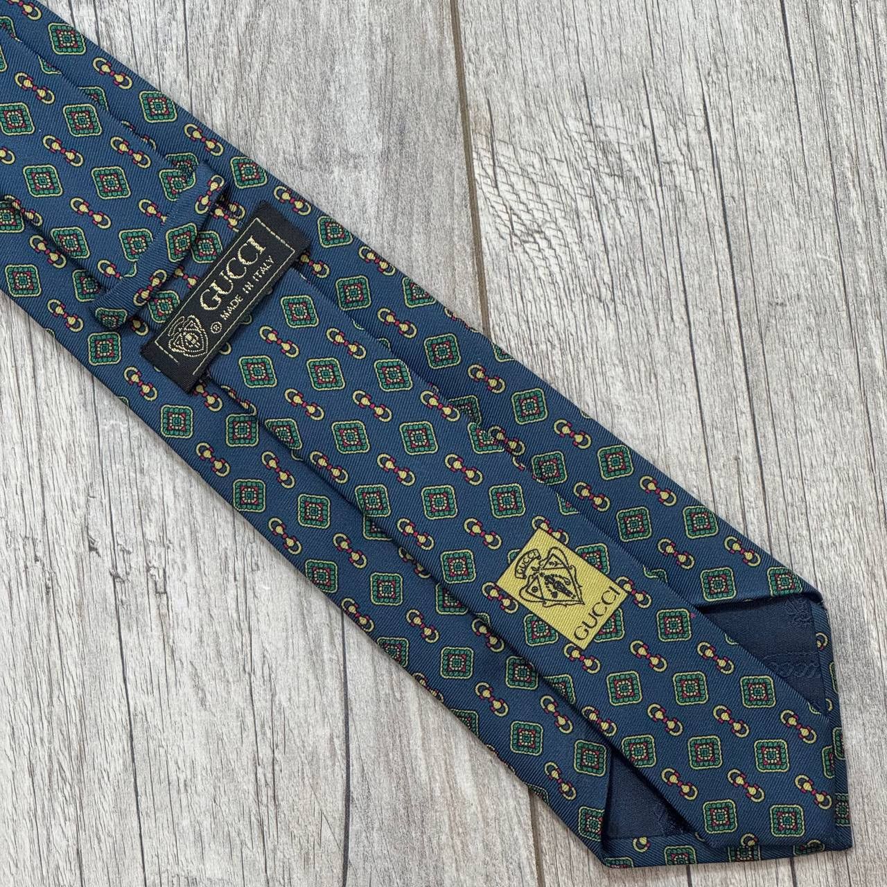 Gucci Vintage Gucci Silk Tie Size ONE SIZE - 5 Thumbnail