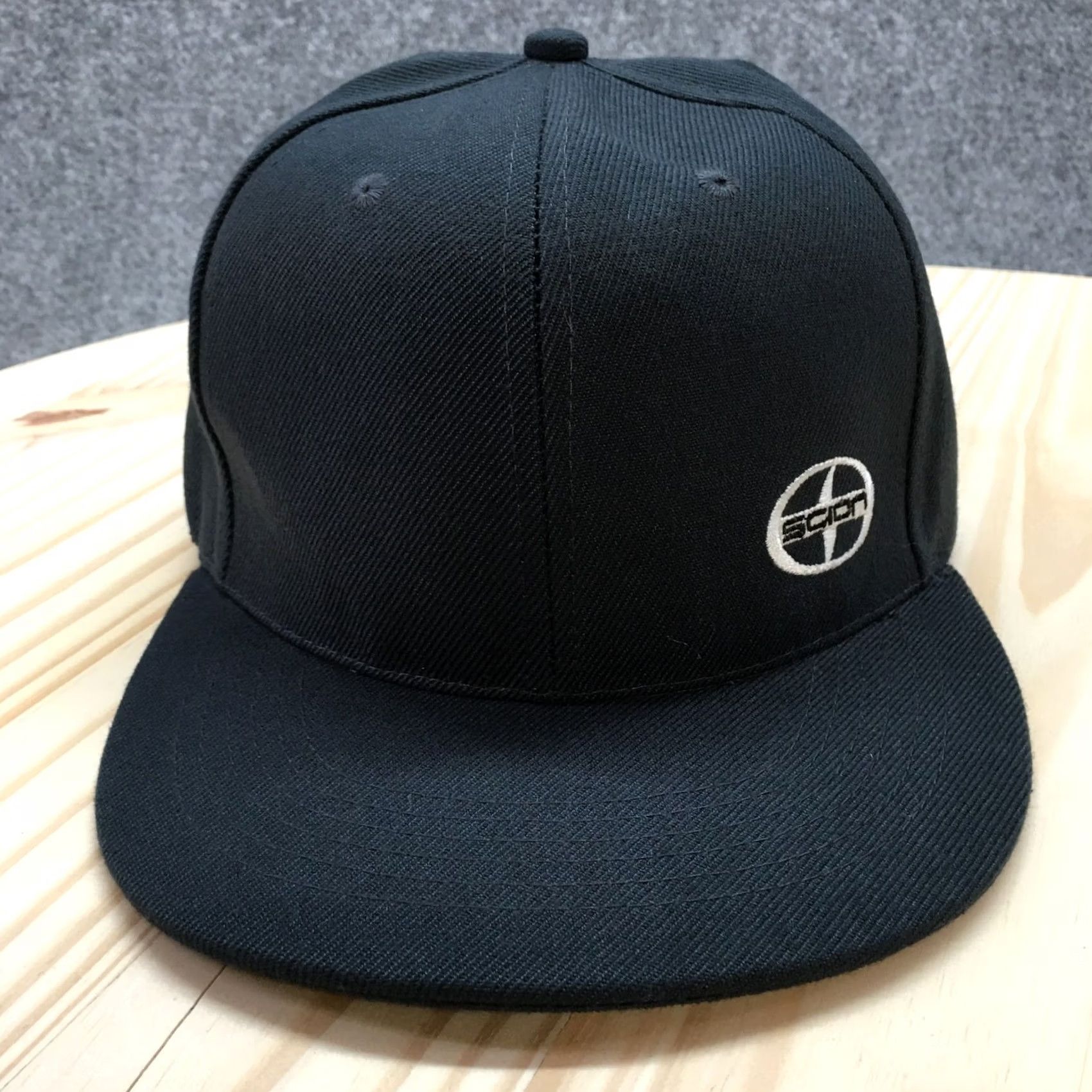 Logo 7 Scion Snapback Hat Mens Gray One Size Adjustable Flat Brim Embroidered Logo Size ONE SIZE - 2 Thumbnail