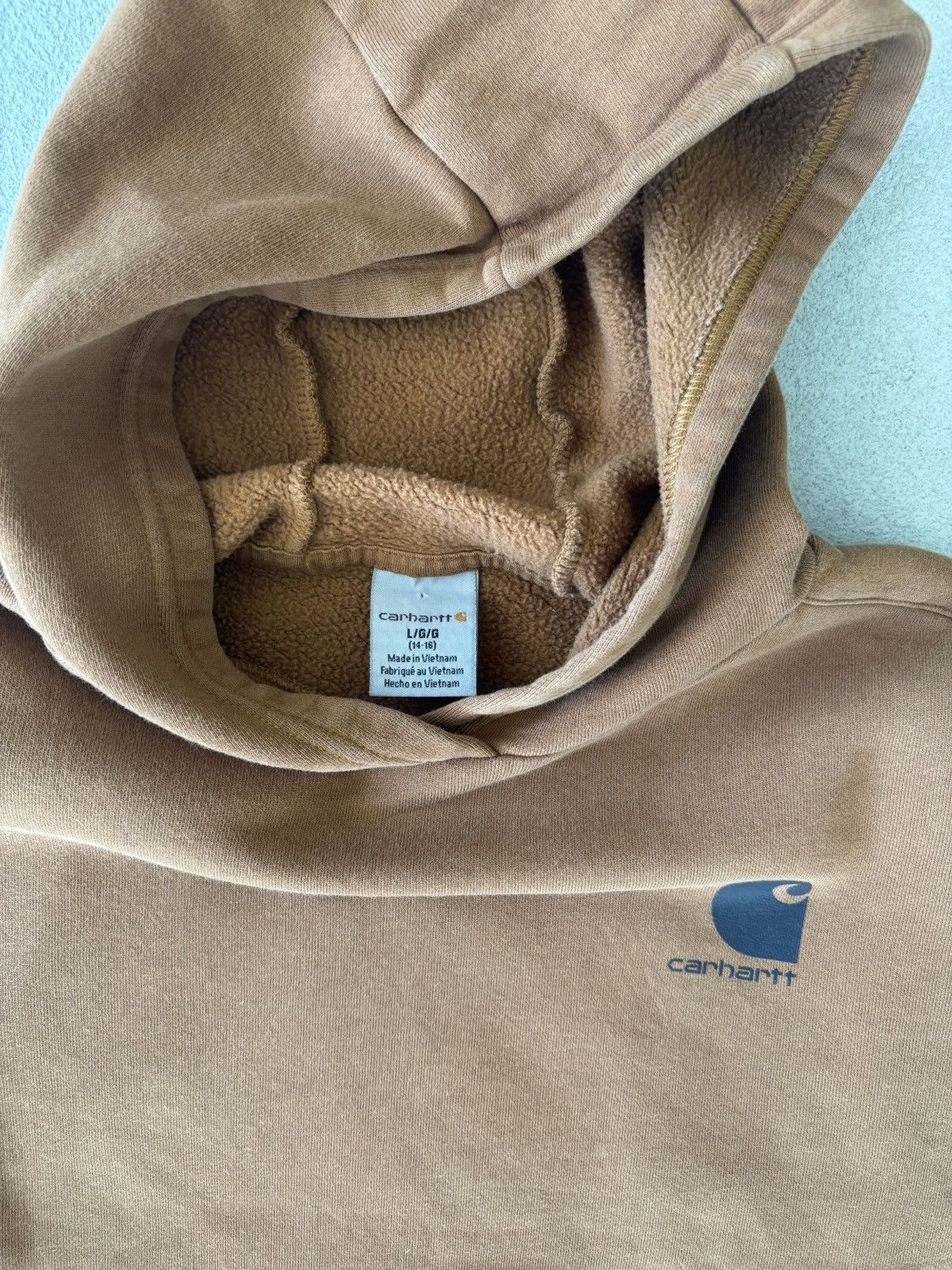 Carhartt Brown Carhartt Hoodie Size US L / EU 52-54 / 3 - 3 Thumbnail