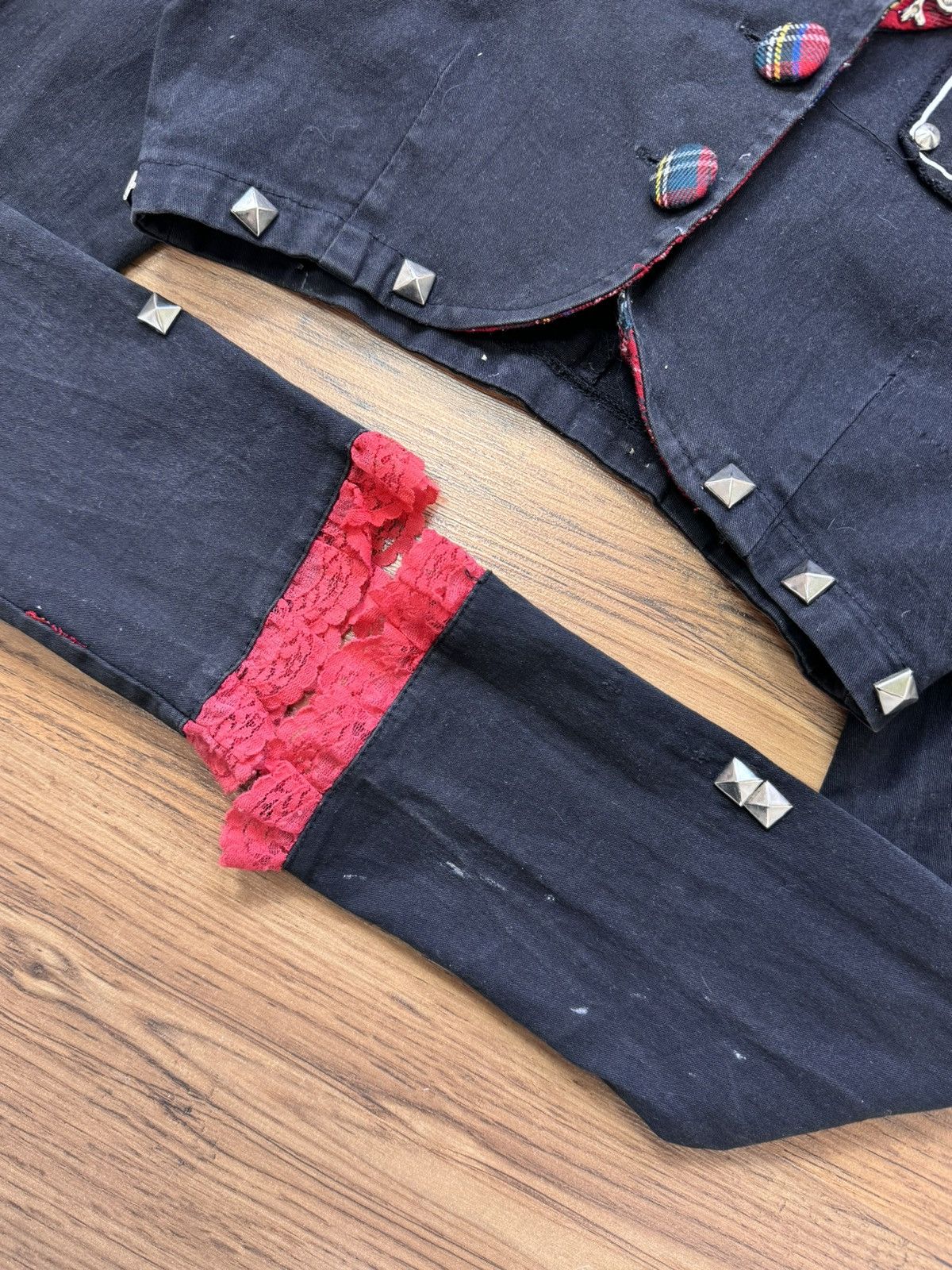 Vintage VINTAGE XS PUNK 2000s CROP JACKET Size M / US 6-8 / IT 42-44 - 4 Thumbnail